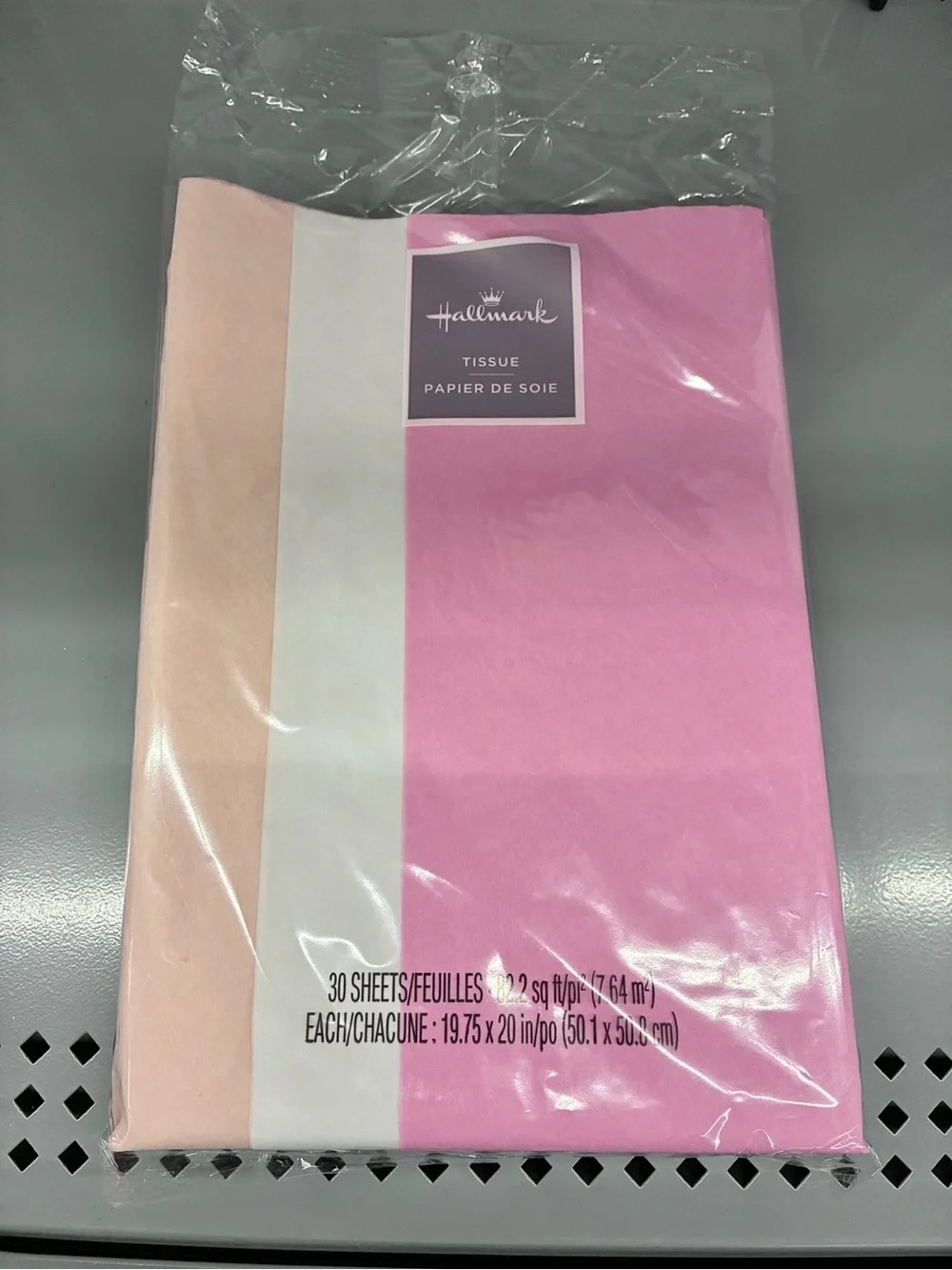 💎$7💎 HALLMARK Assortment Tissue Paper 30 Count Pink White Blush
